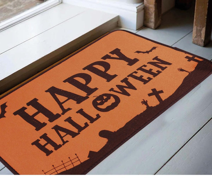 Halloween Deurmat Happy Halloween 60cm van Fiestas Guirca koop je bij Partywinkel