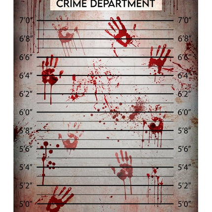 Halloween Deurposter Serial Killer 2m van Fiestas Guirca koop je bij Partywinkel