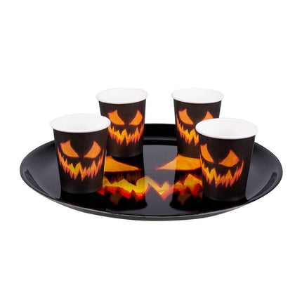 Halloween Dienblad Creepy Pumpkin 34,5cm van Boland koop je bij Partywinkel