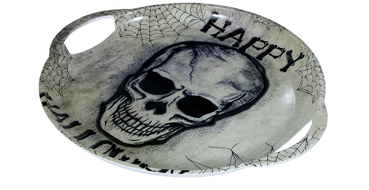 Halloween Dienblad Skelet 30cm van Fiestas Guirca koop je bij Partywinkel
