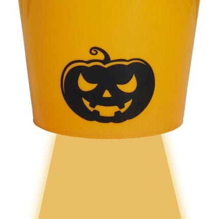 Halloween Emmer Met Licht 15cm van Fiestas Guirca koop je bij Partywinkel