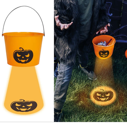 Halloween Emmer Met Licht 15cm van Fiestas Guirca koop je bij Partywinkel
