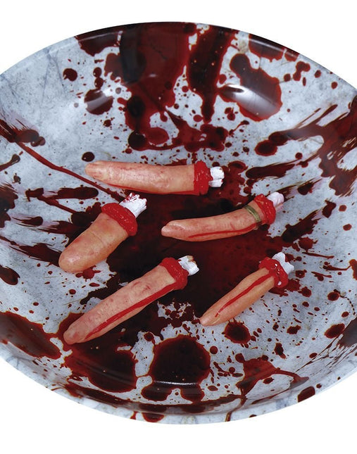 Halloween Geamputeerde Vingers Set 5 delig van Fiestas Guirca koop je bij Partywinkel