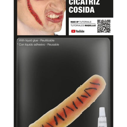 Halloween Genaaid Litteken van Fiestas Guirca koop je bij Partywinkel