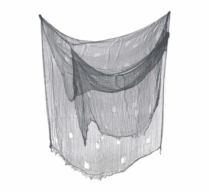 Halloween Gordijn Grijze Stof 5m van Fiestas Guirca koop je bij Partywinkel