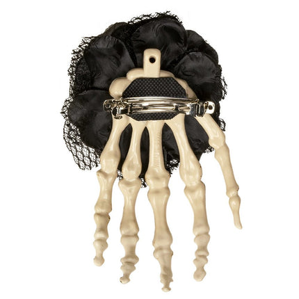 Halloween Haaraccessoire Skelet Hand van Boland koop je bij Partywinkel