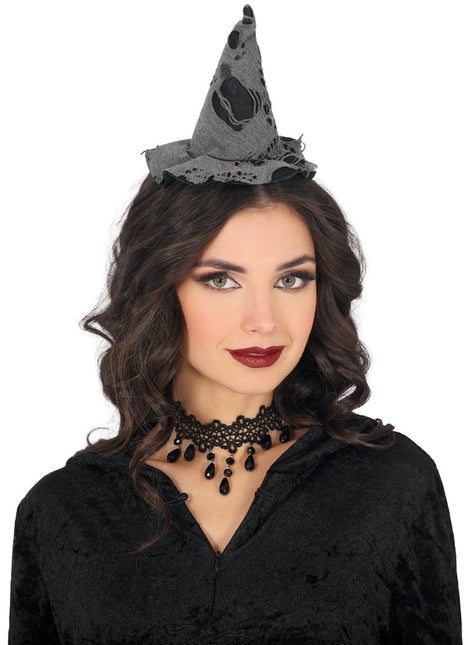 Halloween Haarband Heksenhoed Mini van Fiestas Guirca koop je bij Partywinkel