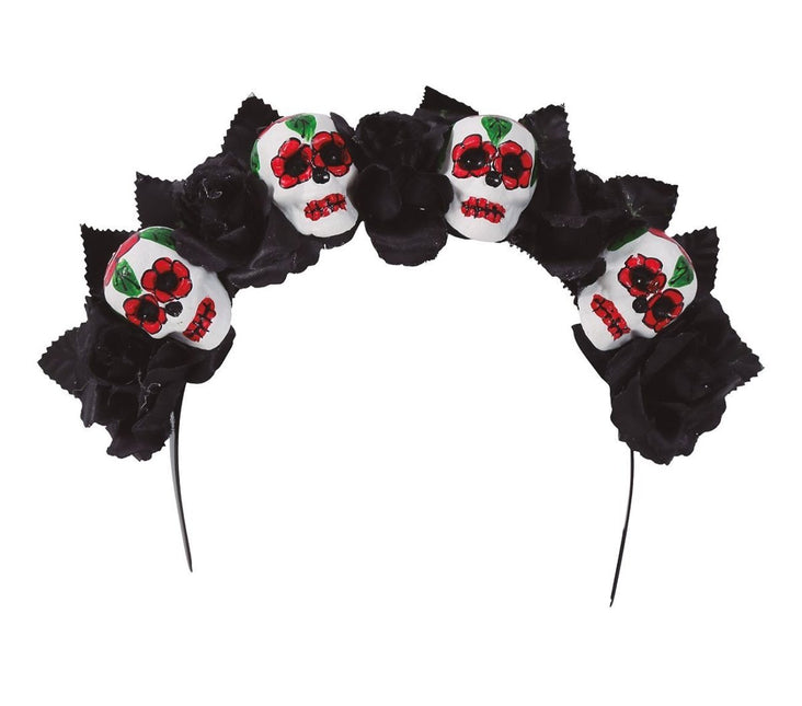 Halloween Haarband Schedels van Fiestas Guirca koop je bij Partywinkel