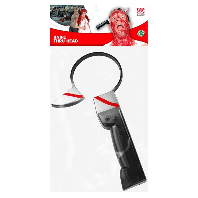 Halloween Haarband Zilver Mes van Widmann koop je bij Partywinkel
