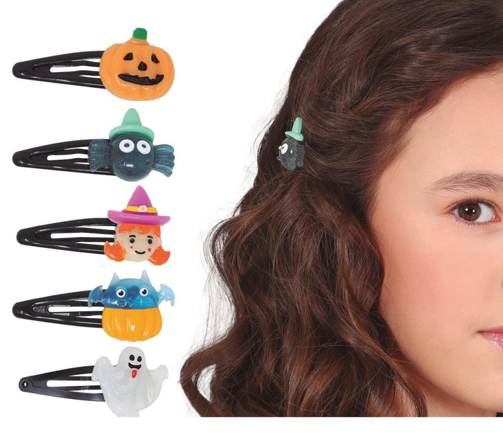 Halloween Haarclip 5st van Fiestas Guirca koop je bij Partywinkel