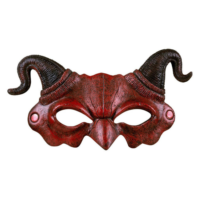 Halloween Half Masker Demoon van Boland koop je bij Partywinkel