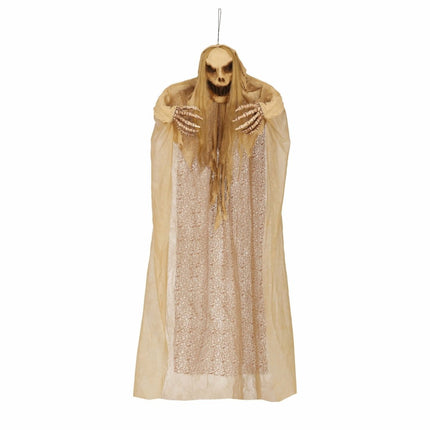Halloween Hangdecoratie Geest Met Licht En Geluid 1,5m van Fiestas Guirca koop je bij Partywinkel