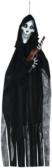 Halloween Pop Skelet Met Gitaar 1,2m van Fiestas Guirca koop je bij Partywinkel