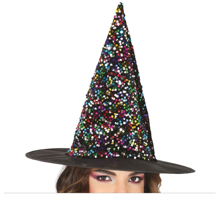 Halloween Heksenhoed Glitters van Fiestas Guirca koop je bij Partywinkel