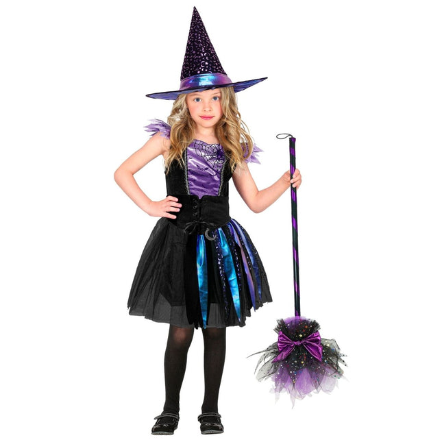Halloween Heksenhoed Kind Sterren En Maan van Widmann koop je bij Partywinkel