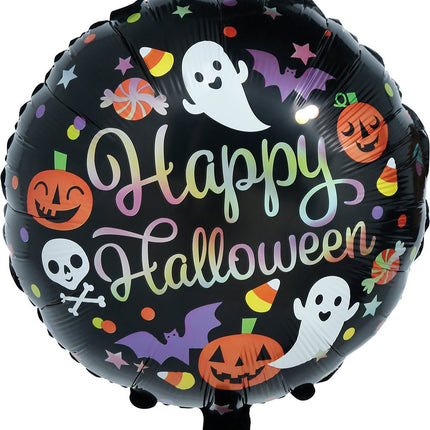 Halloween Helium Ballon Gekleurd Leeg 50cm van Fiestas Guirca koop je bij Partywinkel