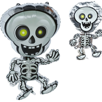 Halloween Helium Ballon Skelet Leeg 65cm van Fiestas Guirca koop je bij Partywinkel