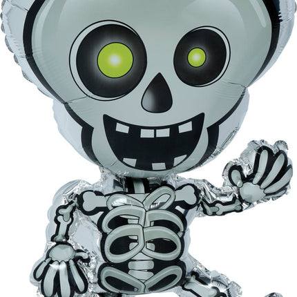 Halloween Helium Ballon Skelet Leeg 65cm van Fiestas Guirca koop je bij Partywinkel