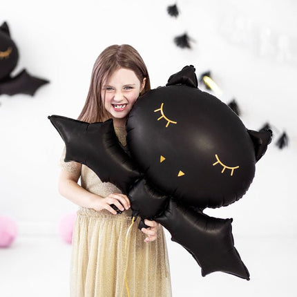 Halloween Helium Ballon Vleermuis 80cm van Partydeco koop je bij Partywinkel