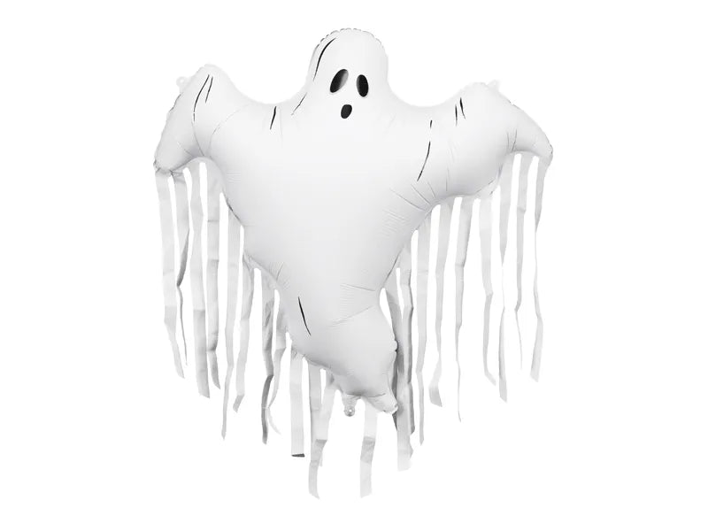 Halloween Helium Ballon Wit Spook Leeg 93cm van Partydeco koop je bij Partywinkel