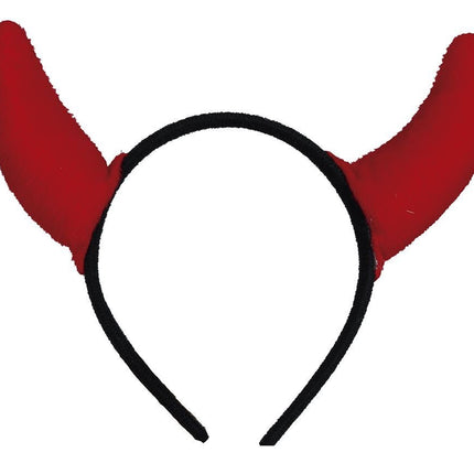 Halloween Hoofdband Rood Duivelshorenen van Fiestas Guirca koop je bij Partywinkel