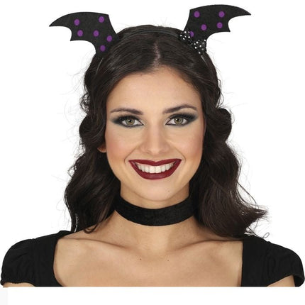Halloween Hoofdband Vleermuis Vleugels van Fiestas Guirca koop je bij Partywinkel