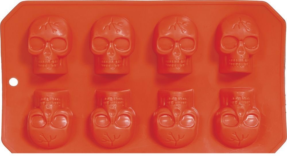 Halloween Ijsblokjesvorm Doodshoofden 21cm van Fiestas Guirca koop je bij Partywinkel