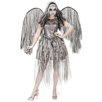 Halloween Jurk Dames Engel van Widmann koop je bij Partywinkel