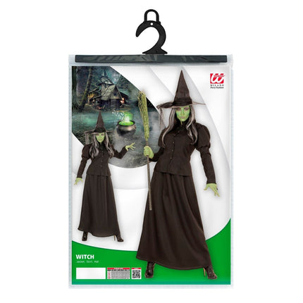 Halloween Jurk Dames Sprookjes Heks van Widmann koop je bij Partywinkel