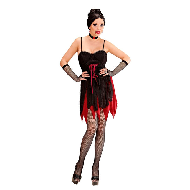 Halloween Jurk Dames Vampier Kort van Widmann koop je bij Partywinkel
