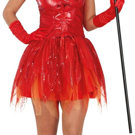 Halloween Jurk Rood Dames Sexy Duivel van Fiestas Guirca koop je bij Partywinkel