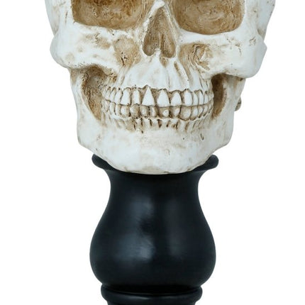Halloween Kaarsenhouder Schedel 25cm van Fiestas Guirca koop je bij Partywinkel