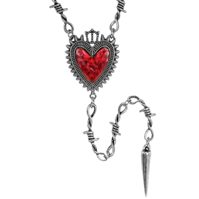 Halloween Ketting Hart En Prikkeldraad van Widmann koop je bij Partywinkel