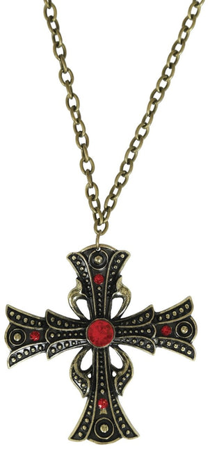 Halloween Ketting Kruis 6cm van Fiestas Guirca koop je bij Partywinkel