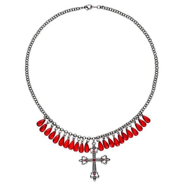Halloween Ketting Rood Kruis van Widmann koop je bij Partywinkel