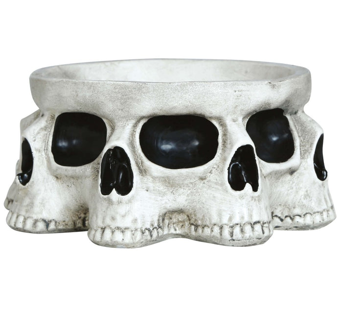 Halloween Kom Schedels 16cm van Fiestas Guirca koop je bij Partywinkel