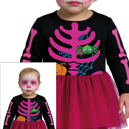 Halloween Kostuum Baby Schattige Skelet van Fiestas Guirca koop je bij Partywinkel