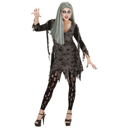Halloween Kostuum Dames Zombie 2 delig van Widmann koop je bij Partywinkel
