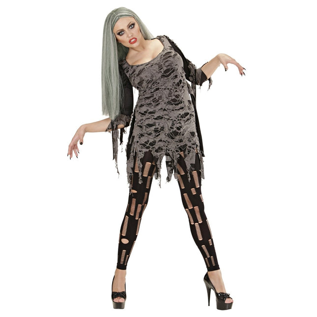 Halloween Kostuum Dames Zombie 2 delig van Widmann koop je bij Partywinkel