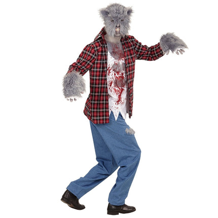 Halloween Kostuum Heren Weerwolf 5 delig van Widmann koop je bij Partywinkel