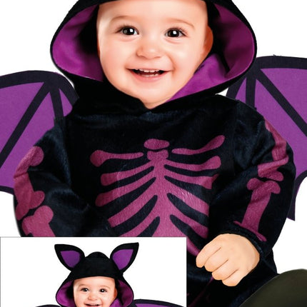 Halloween Kostuum Paars Baby Vleermuis van Fiestas Guirca koop je bij Partywinkel