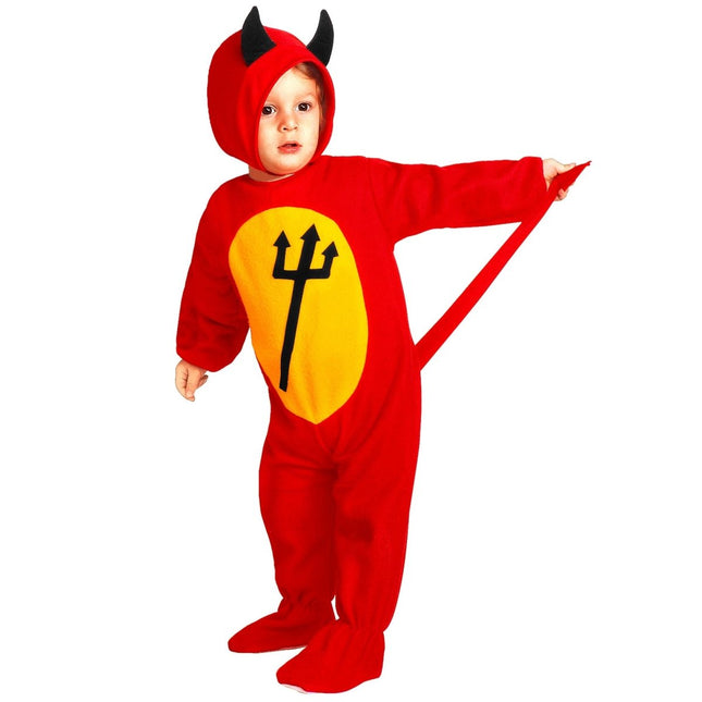 Halloween Kostuum Rood Baby Duivel 2 delig van Widmann koop je bij Partywinkel