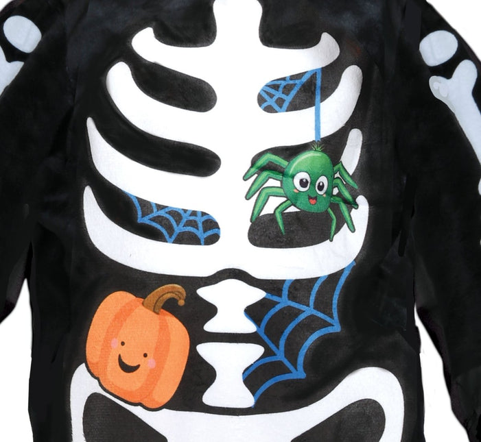 Halloween Kostuum Wit Zwart Baby Skelet van Fiestas Guirca koop je bij Partywinkel