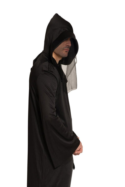 Halloween Kostuum Zwart Magere Hein van Partychimp koop je bij Partywinkel