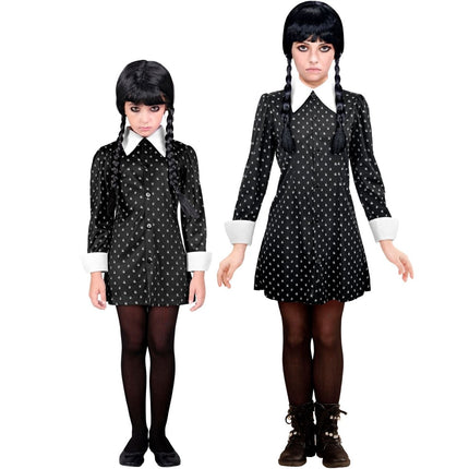 Halloween Kostuum Zwart Meisje Gothic van Widmann koop je bij Partywinkel