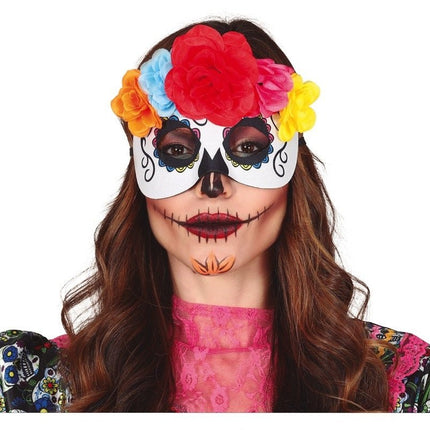 Halloween La Catrina Masker van Fiestas Guirca koop je bij Partywinkel