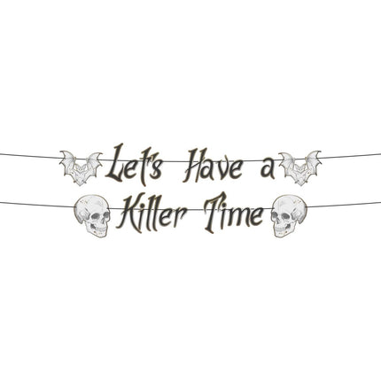 Halloween Letterslinger Let'S Have A Killer Time 1m van Folat koop je bij Partywinkel