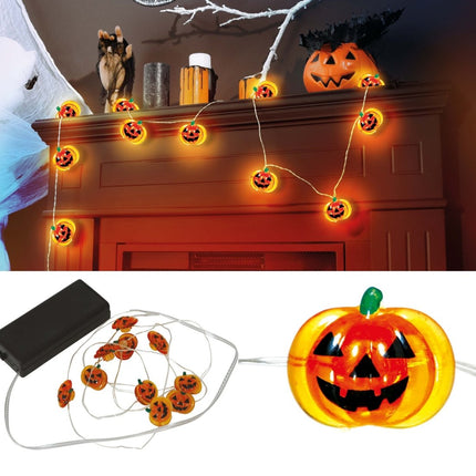 Halloween Lichtsnoer Pompoenen 1,2m van Fiestas Guirca koop je bij Partywinkel