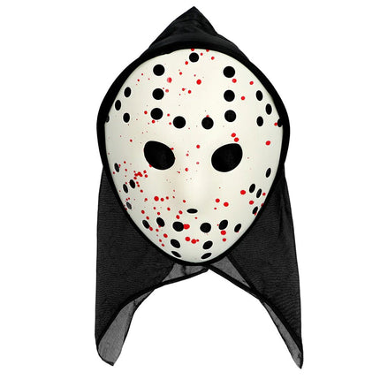 Halloween Masker Cold Killer Met Kap van Boland koop je bij Partywinkel