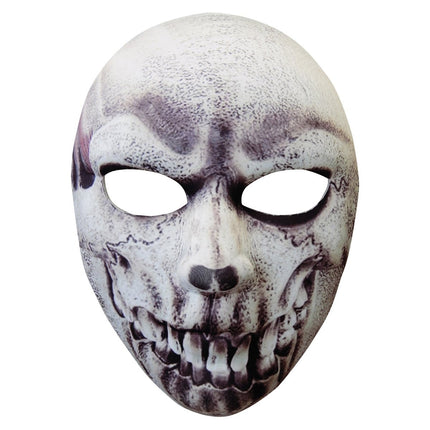 Halloween Masker Grijs Schedel van Widmann koop je bij Partywinkel